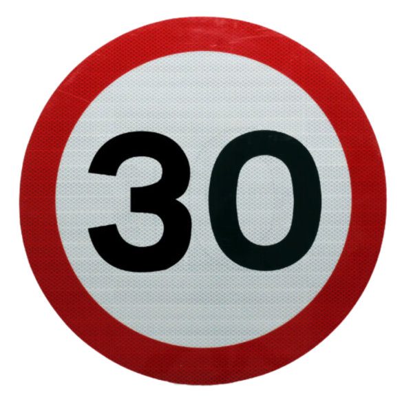 Speed Limit Sign Board LTS Road Safety