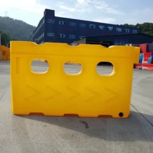 Yellow Water Filled Barrier