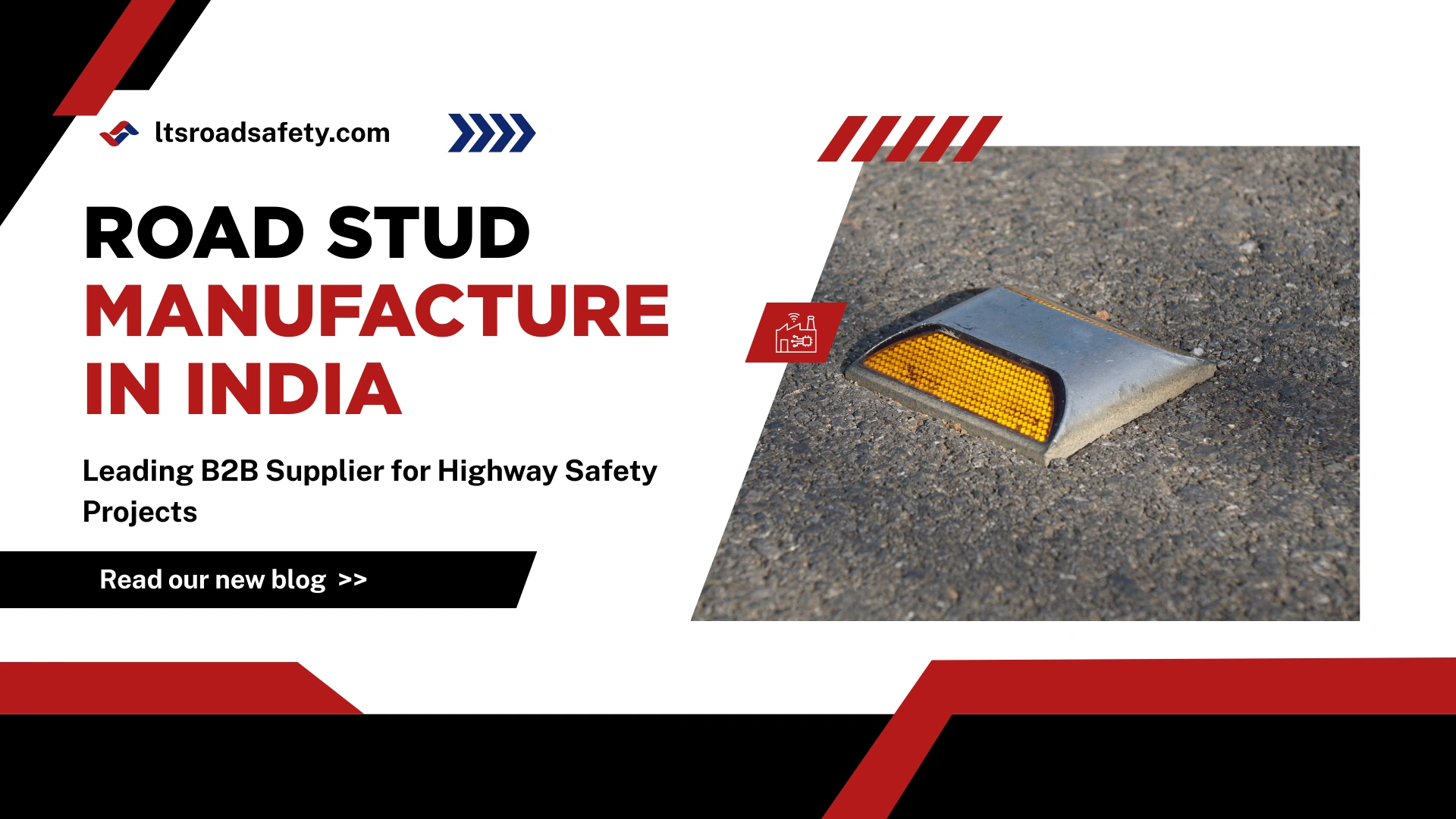 Road Stud Manufacturer in India – High Reflective Plastic Road Stud