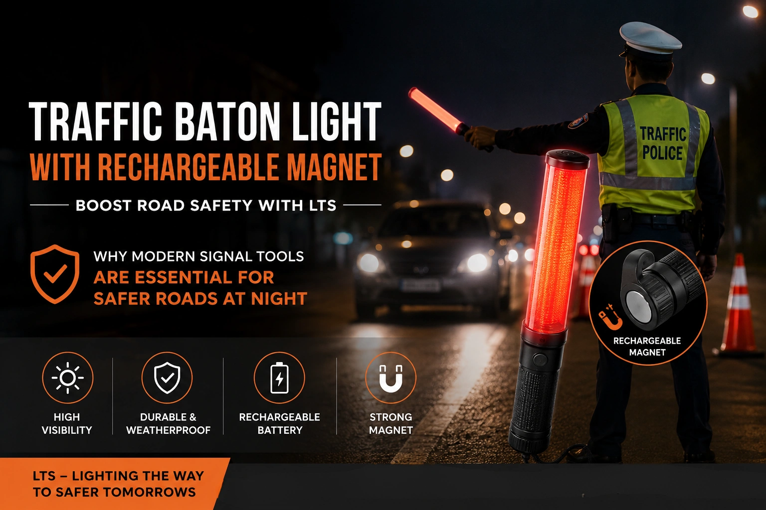 Traffic Baton Light