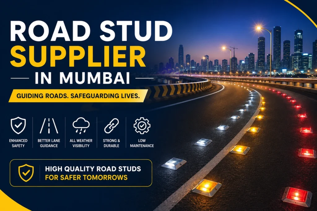 Road Stud Supplier in Mumbai Plays a Critical Role in Road Safety