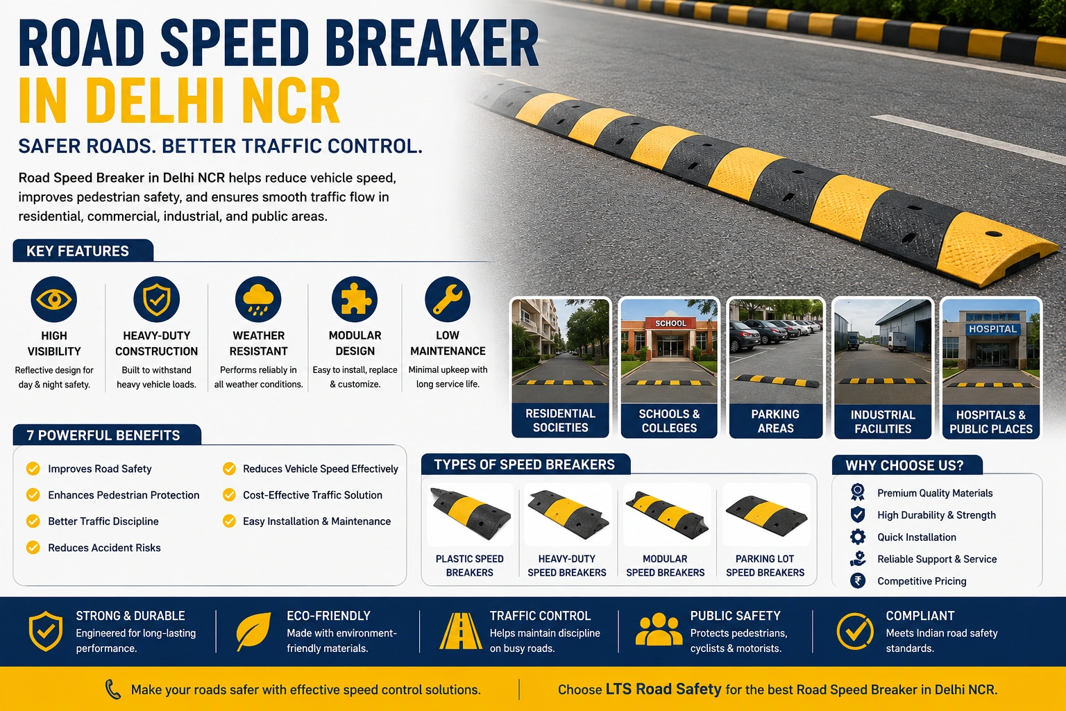 Road Speed Breaker in Delhi NCR