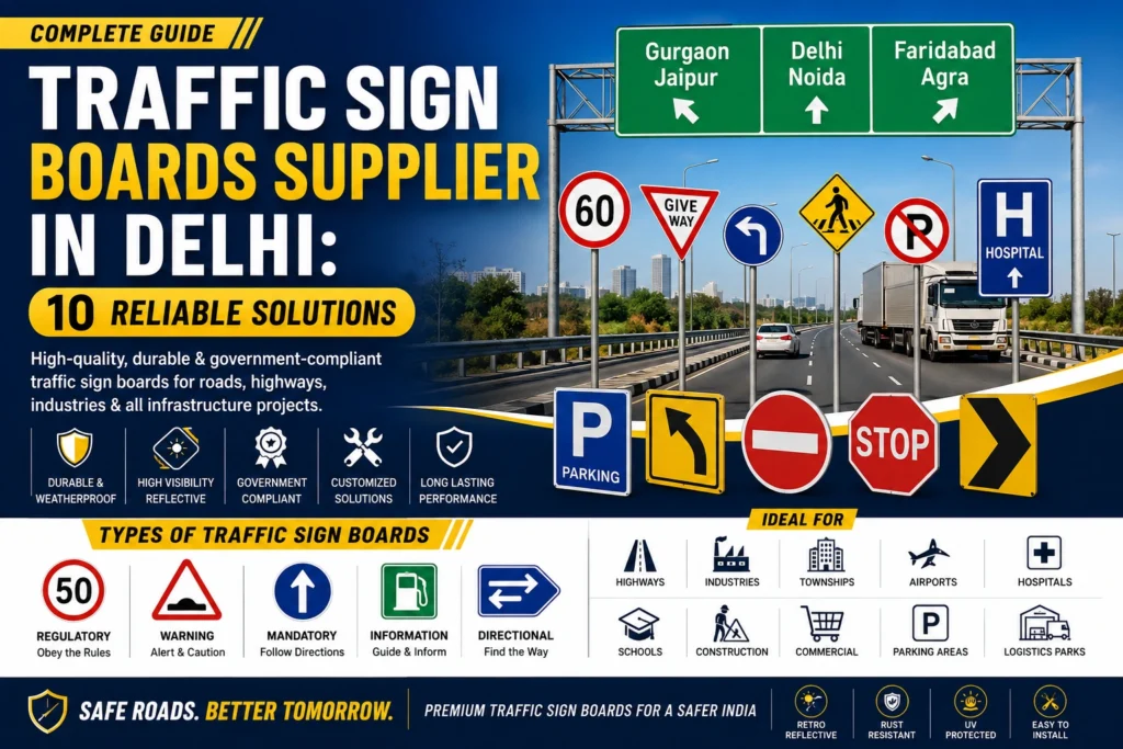 Traffic Sign Boards Supplier In Delhi