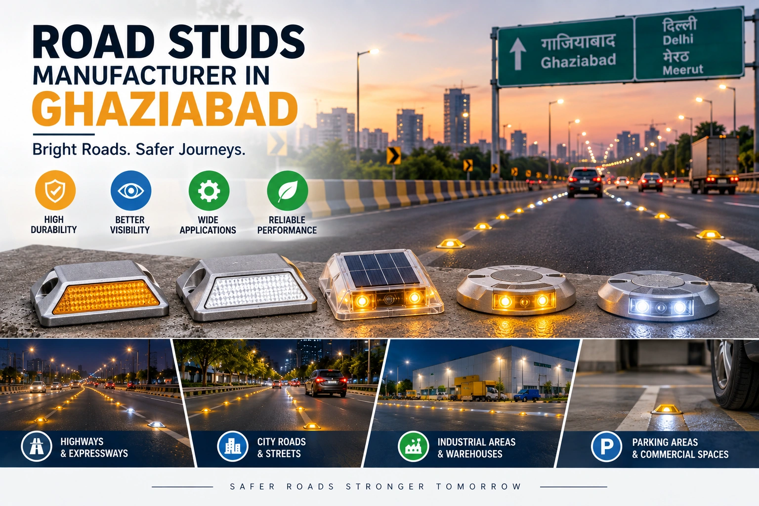 Road Studs Manufacturer in Ghaziabad