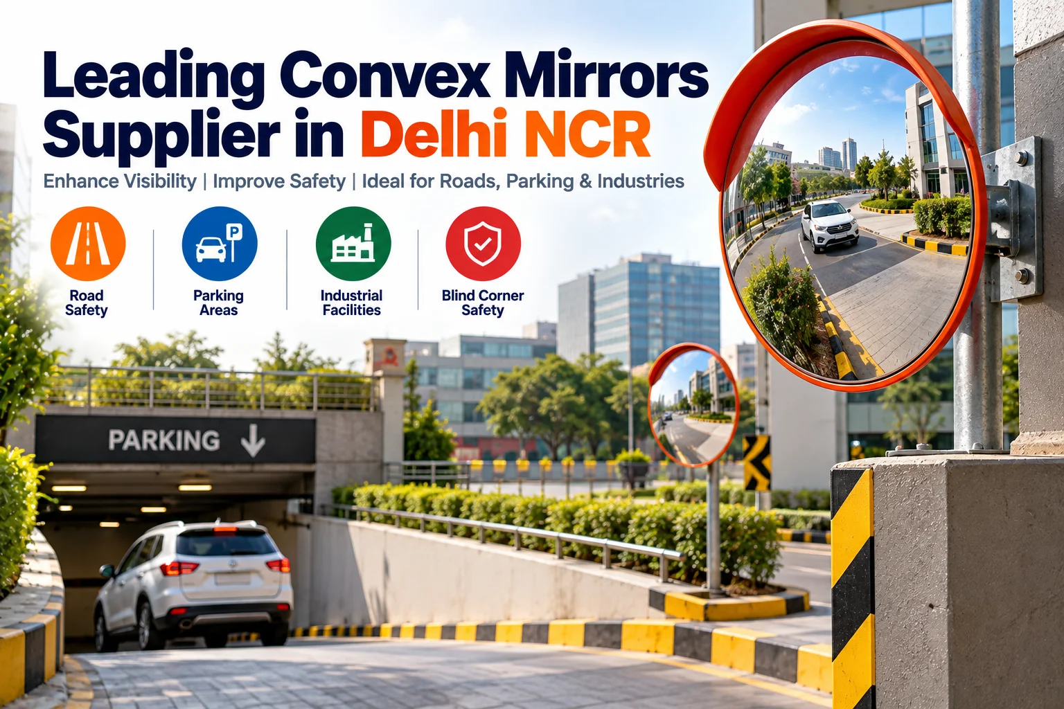 Leading Convex Mirrors Supplier in Delhi NCR